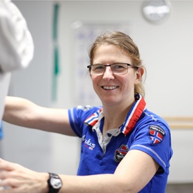 Physiotherapeutin Carmen Förster